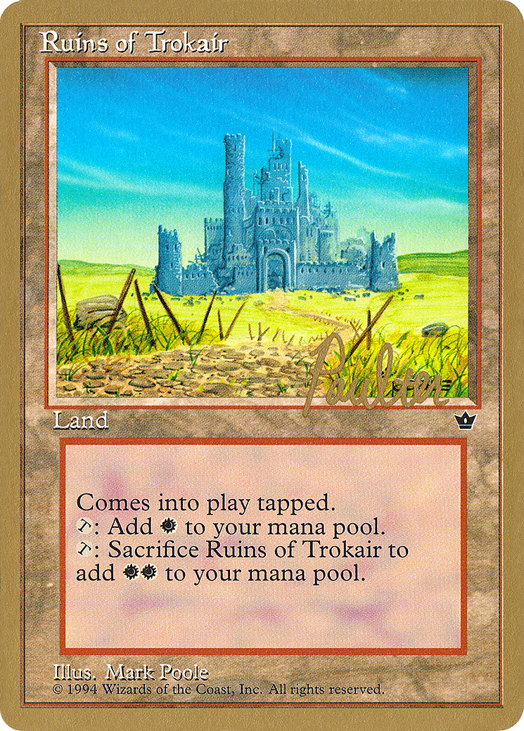 {C} Ruins of Trokair (Preston Poulter) [Pro Tour Collector Set][GB PTC PP100]