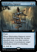{R} Misleading Signpost (Extended Art) [Wilds of Eldraine Commander][WOC 047]