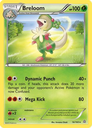 [PKM-R] Breloom (16/160) [XY: Primal Clash]