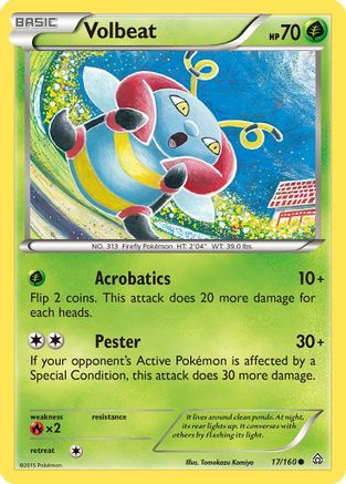 [PKM] Volbeat (17/160) [XY: Primal Clash]