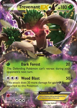 [PKM] Trevenant EX (19/160) [XY: Primal Clash]