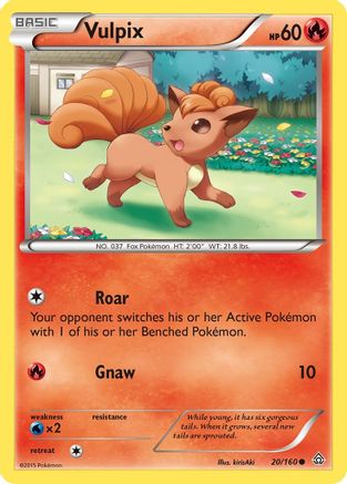 [PKM] Vulpix (20/160) [XY: Primal Clash]