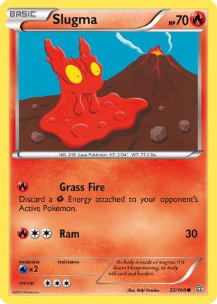 [PKM] Slugma (22/160) [XY: Primal Clash]