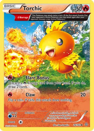 [PKM] Torchic (26/160) [XY: Primal Clash]