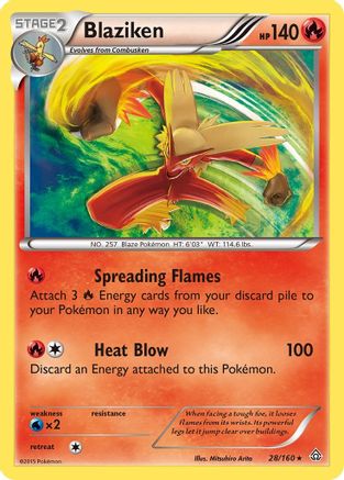[PKM] Blaziken (28/160) [XY: Primal Clash]