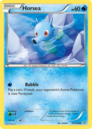 [PKM] Horsea (30/160) [XY: Primal Clash]