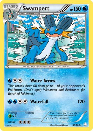 [PKM] Swampert (35/160) [XY: Primal Clash]
