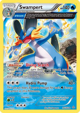 [PKM] Swampert (36/160) [XY: Primal Clash]