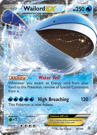 [PKM] Wailord EX (38/160) [XY: Primal Clash]