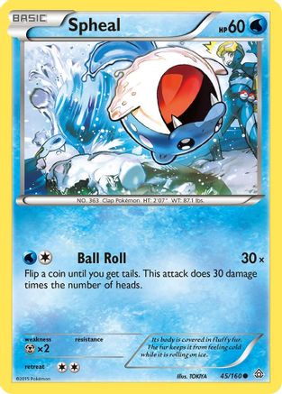 [PKM] Spheal (45/160) [XY: Primal Clash]