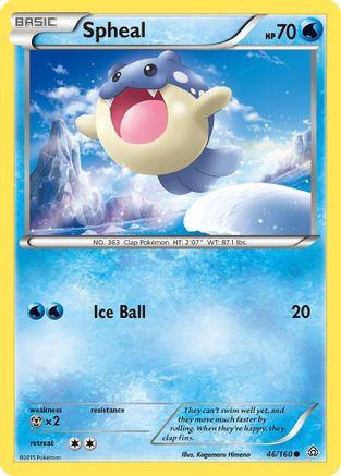 [PKM] Spheal (46/160) [XY: Primal Clash]