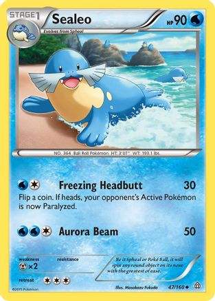 [PKM] Sealeo (47/160) [XY: Primal Clash]