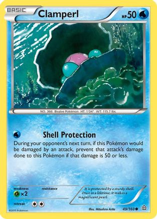 [PKM-C] Clamperl (49/160) [XY: Primal Clash]