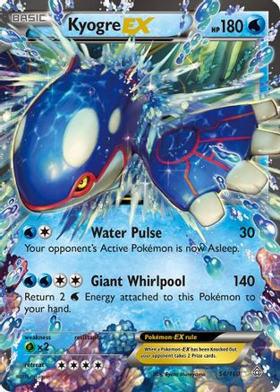 [PKM] Kyogre EX (54/160) [XY: Primal Clash]