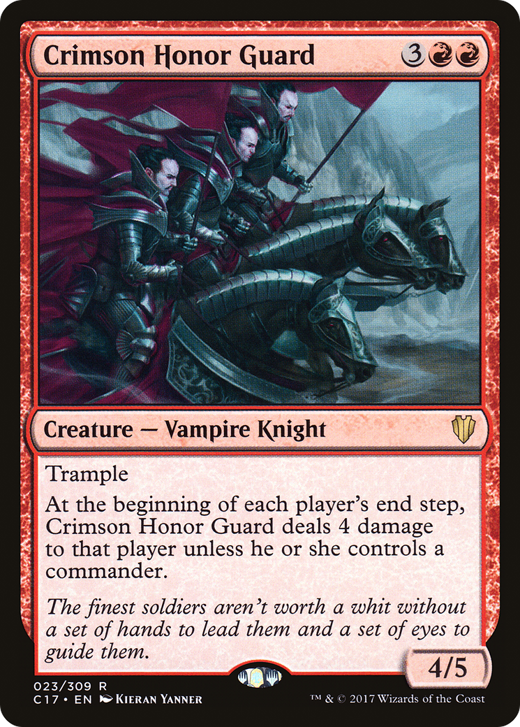 {R} Crimson Honor Guard [Commander 2017][C17 023]