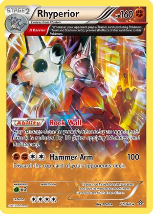 [PKM-R] Rhyperior (77/160) [XY: Primal Clash]