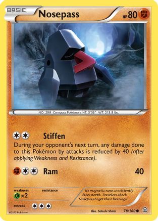 [PKM] Nosepass (78/160) [XY: Primal Clash]