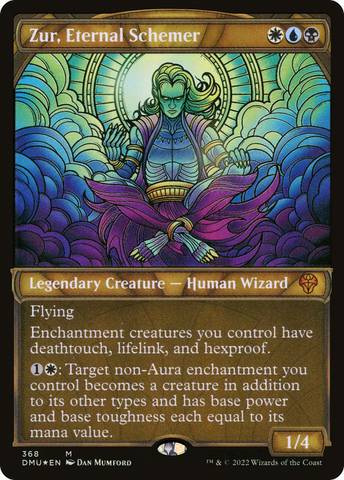 {R} Zur, Eternal Schemer (Showcase Textured) [Dominaria United][DMU 368]