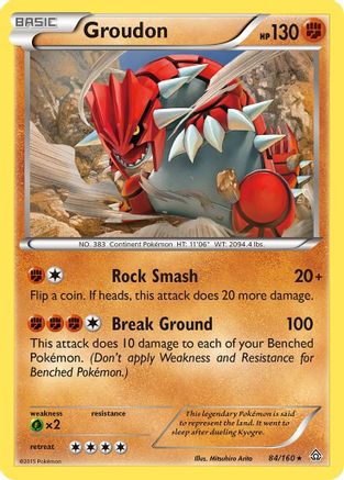 [PKM] Groudon (84/160) [XY: Primal Clash]