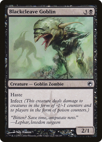 {C} Blackcleave Goblin [Scars of Mirrodin][SOM 054]