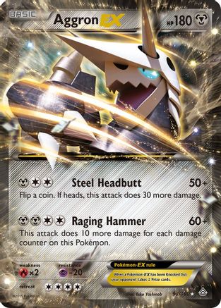 [PKM] Aggron EX (93/160) [XY: Primal Clash]