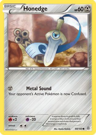 [PKM] Honedge (98/160) [XY: Primal Clash]