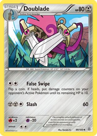 [PKM] Doublade (99/160) [XY: Primal Clash]