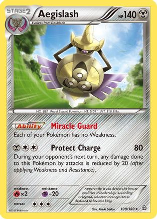 [PKM] Aegislash (100/160) [XY: Primal Clash]