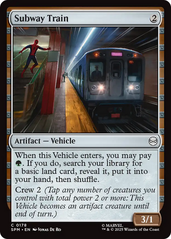 {@@ SPM C} Subway Train [Marvel's Spider-Man] [SPM 178]