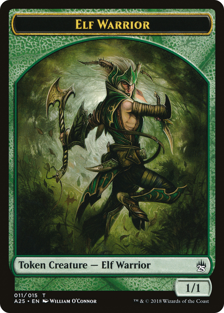 {T} Elf Warrior Token [Masters 25 Tokens][TA25 011]