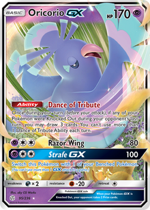 [PKM-R] Oricorio GX (95/236) [Sun & Moon: Cosmic Eclipse]