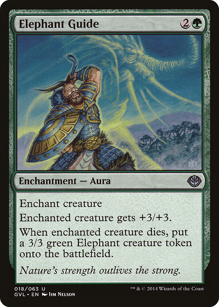{C} Elephant Guide (Garruk vs. Liliana) [Duel Decks Anthology][GVL 018]