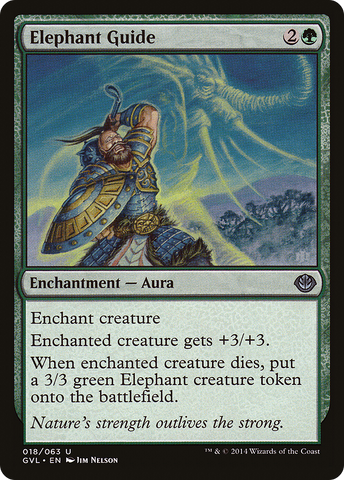 {C} Elephant Guide (Garruk vs. Liliana) [Duel Decks Anthology][GVL 018]