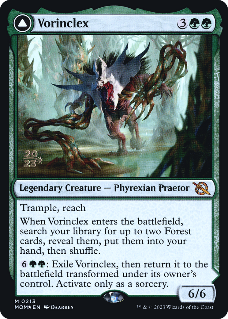 {R} Vorinclex // The Grand Evolution [March of the Machine Prerelease Promos][PR MOM 213]
