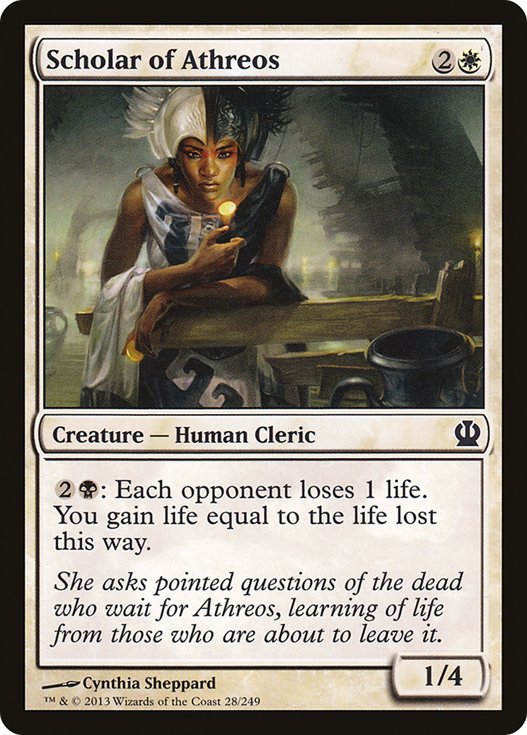 {C} Scholar of Athreos [Theros][THS 028]