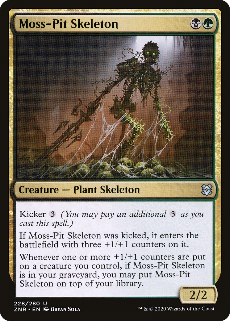{C} Moss-Pit Skeleton [Zendikar Rising][ZNR 228]