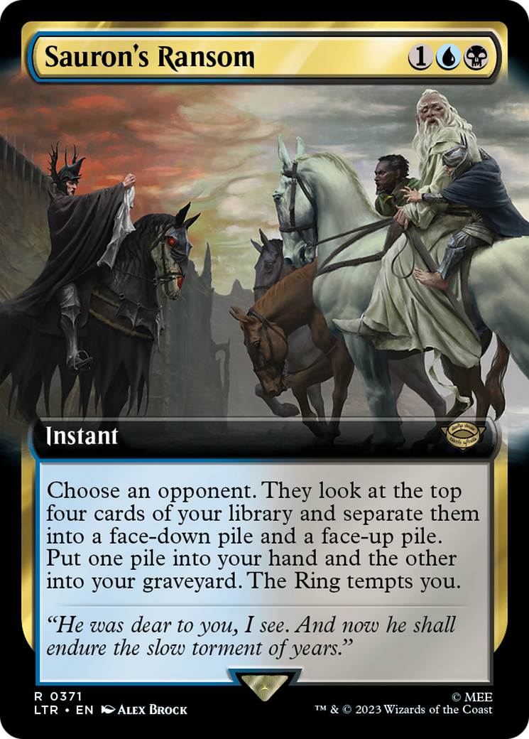 {R} Sauron's Ransom (Extended Art) [The Lord of the Rings: Tales of Middle-Earth][LTR 371]