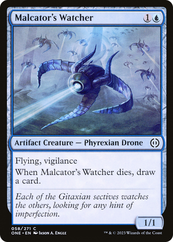 {C} Malcator's Watcher [Phyrexia: All Will Be One][ONE 058]