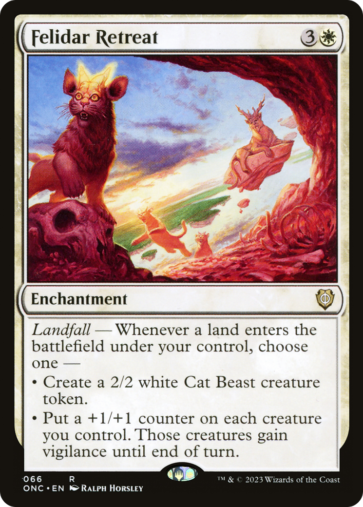 {R} Felidar Retreat [Phyrexia: All Will Be One Commander][ONC 066]