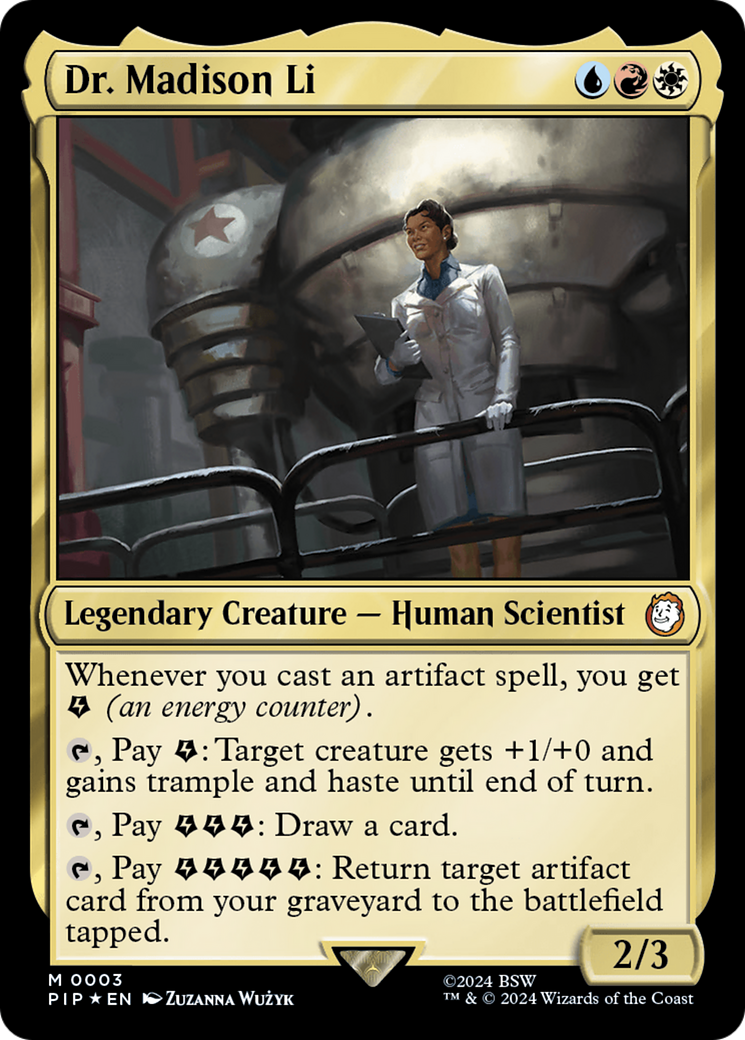 {R} Dr. Madison Li [Fallout][PIP 003]