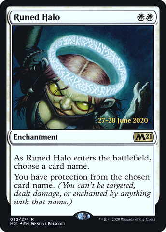 {R} Runed Halo [Core Set 2021 Prerelease Promos][PR M21 032]