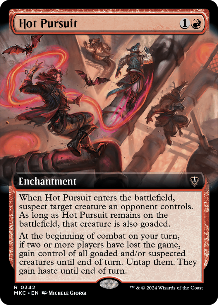 {R} Hot Pursuit (Extended Art) [Murders at Karlov Manor Commander][MKC 342]