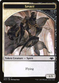 {T} Spirit // Golem Double-Sided Token [Modern Horizons Tokens][TMH1 016]