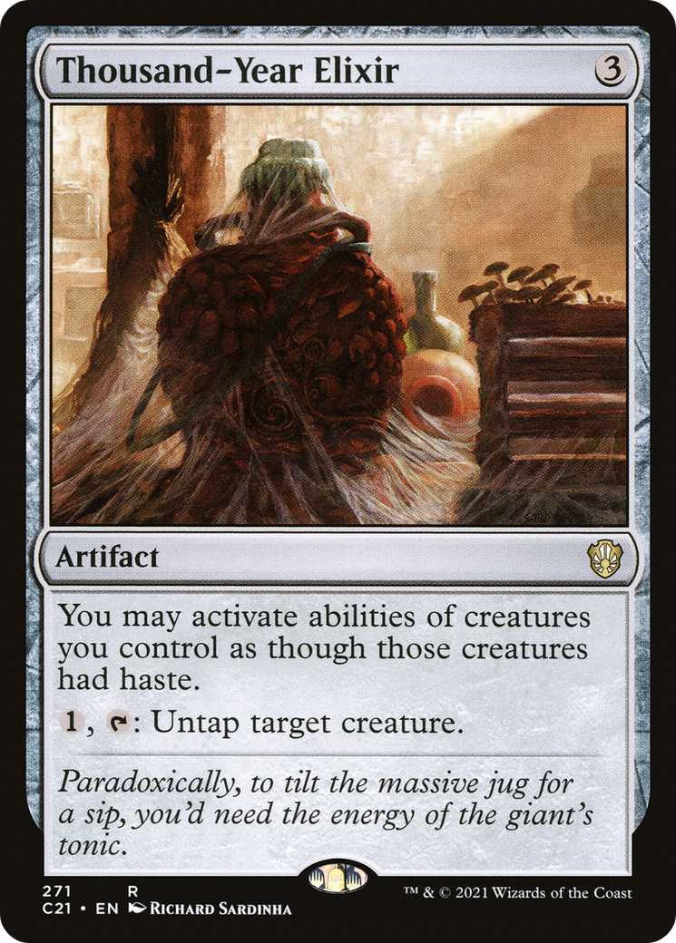 {R} Thousand-Year Elixir [Commander 2021][C21 271]