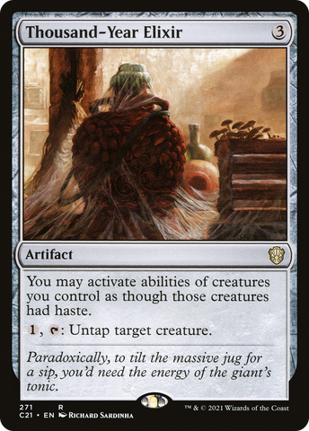 {R} Thousand-Year Elixir [Commander 2021][C21 271]