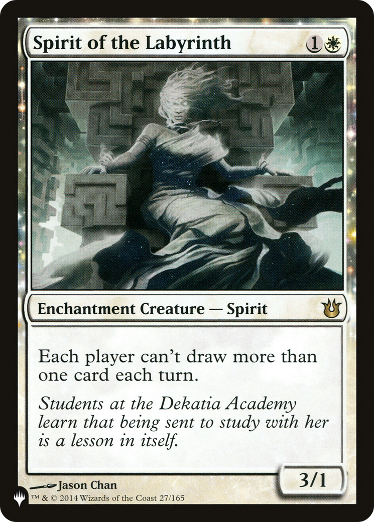 Spirit of the Labyrinth [LIST 27/165] : (enchantment)