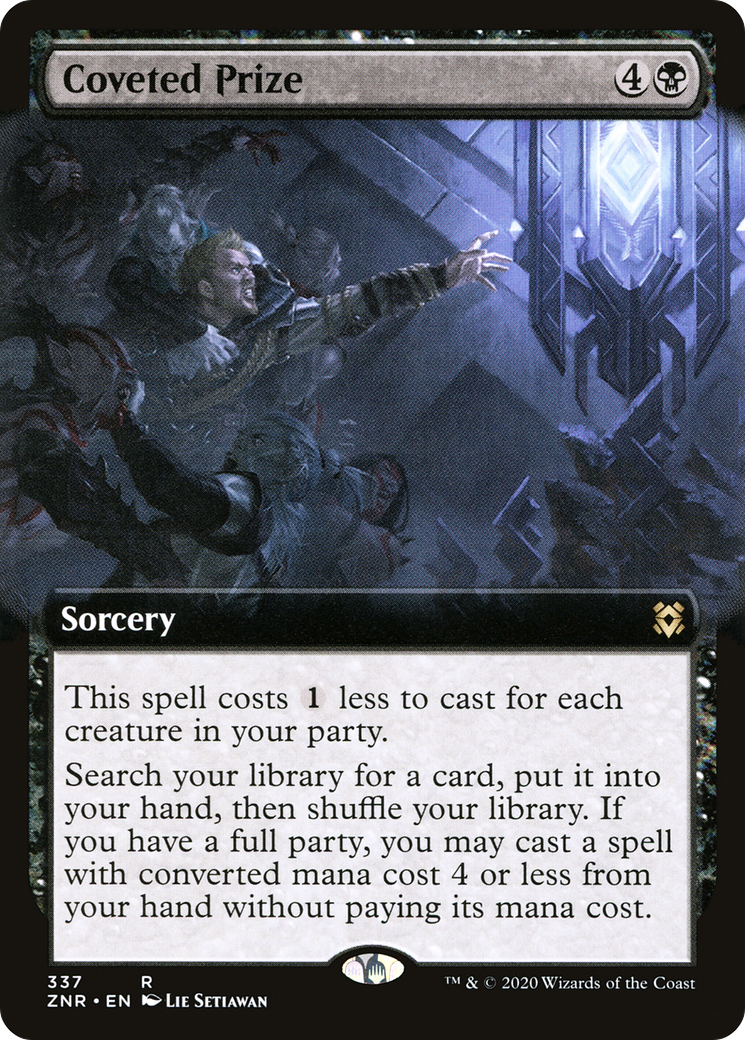 {R} Coveted Prize (Extended Art) [Zendikar Rising][ZNR 337] - Misty Mountain Games