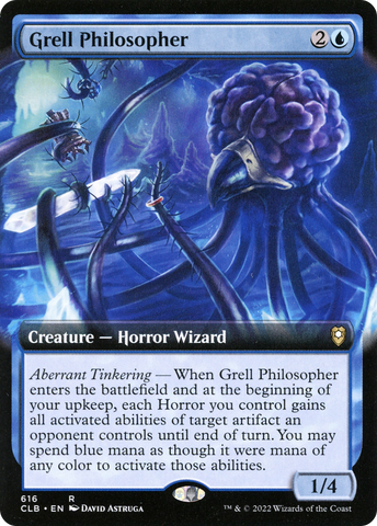 {R} Grell Philosopher (Extended Art) [Commander Legends: Battle for Baldur's Gate][CLB 616]