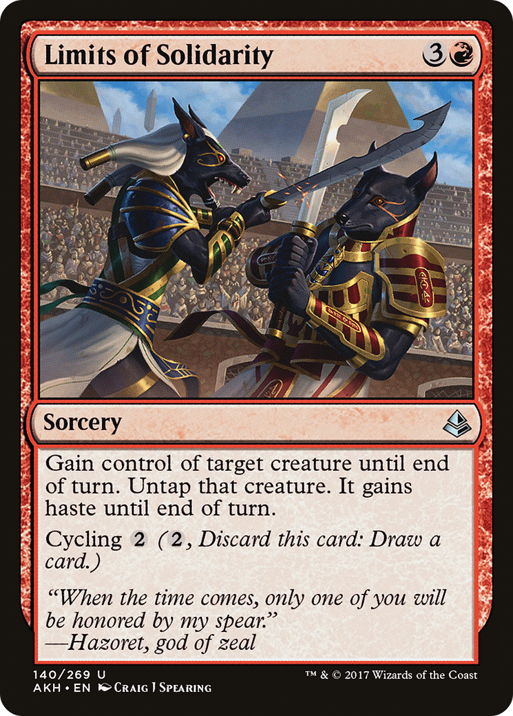 {C} Limits of Solidarity [Amonkhet][AKH 140]