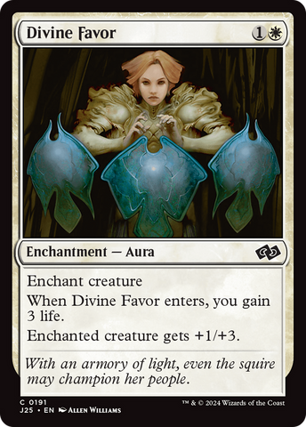{C} Divine Favor [Foundations Jumpstart][J25 191]